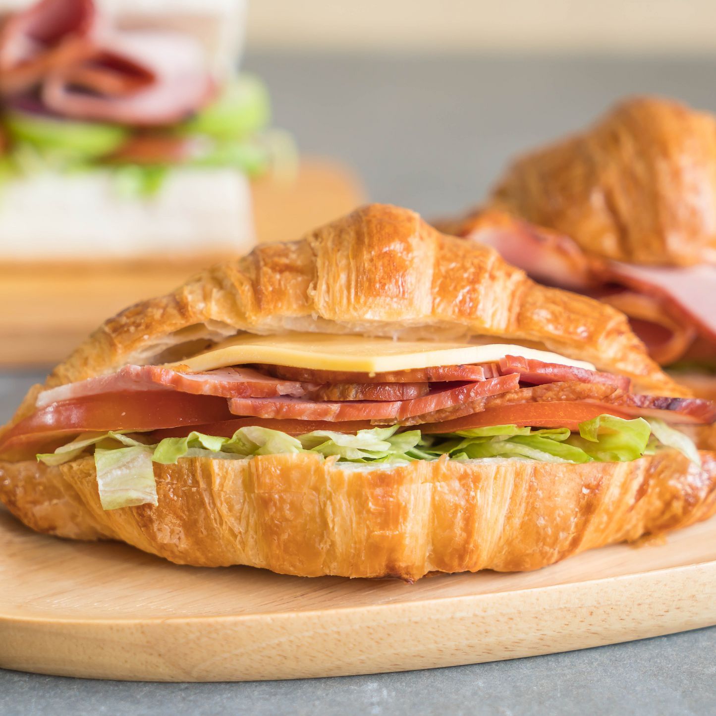 Breakfast Croissant Sandwiches