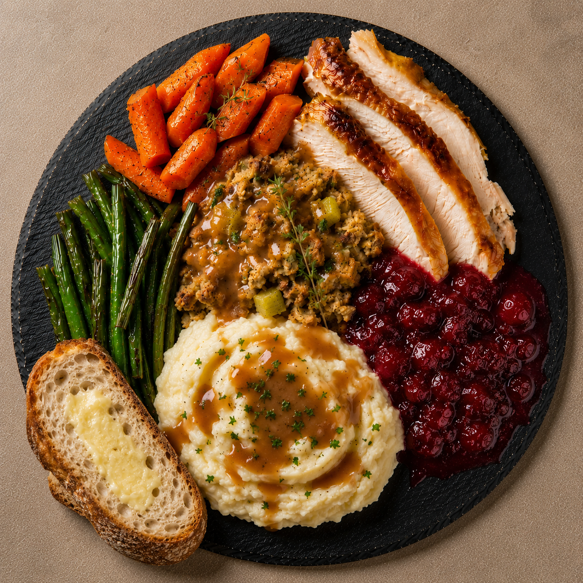 Corporate Thanksgiving Menu